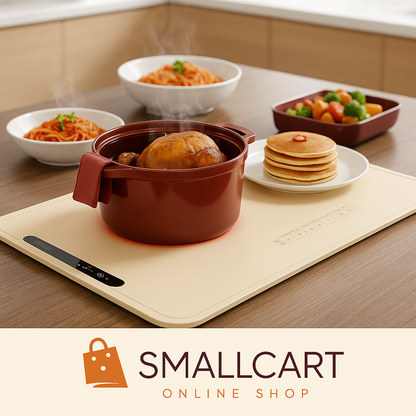SmallCart Platinum Cured Silicone Electric Food Warming Mat