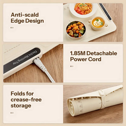 SmallCart Platinum Cured Silicone Electric Food Warming Mat